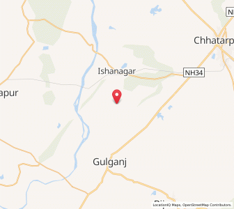 Map of Jetupura, Madhya Pradesh