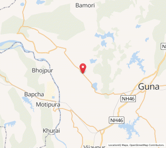 Map of Jhagar, Madhya Pradesh