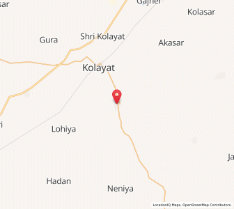 Map of Jhajju, Rajasthan