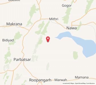 Map of Jhak, Rajasthan