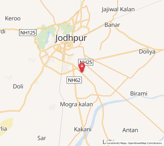 Map of Jhalamand, Rajasthan
