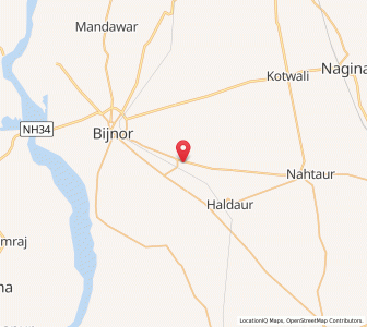 Map of Jhalu, Uttar Pradesh