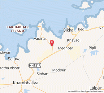 Map of Jhankhar, Gujarat