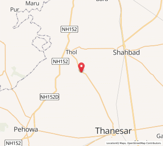Map of Jhansa, Haryana