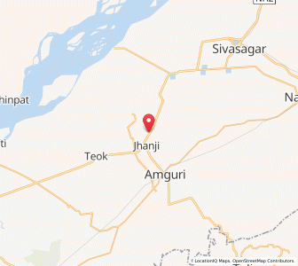 Map of Jhanzi, Assam