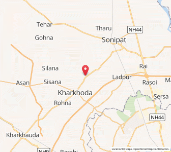 Map of Jharaut, Haryana
