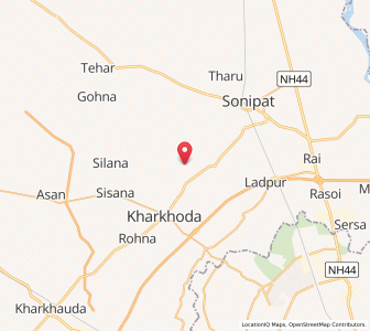 Map of Jharauti, Haryana