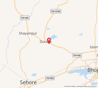 Map of Jharkhera, Madhya Pradesh