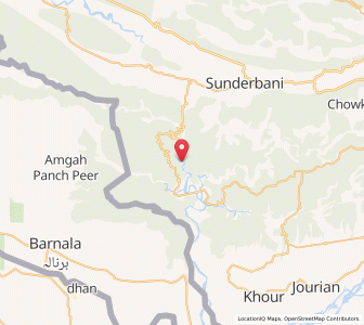 Map of Jhil Pail, Kashmir