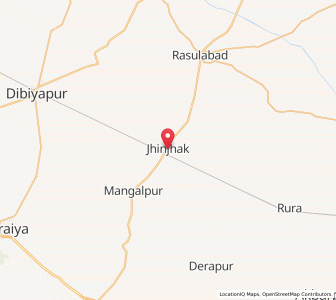 Map of Jhinjhak, Uttar Pradesh