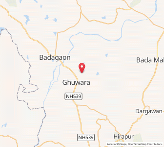Map of Jhiriyakhera, Madhya Pradesh