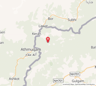Map of Jhkhri, Kashmir