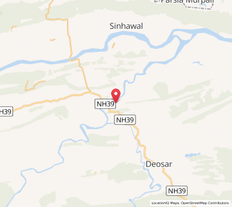 Map of Jhukho, Madhya Pradesh