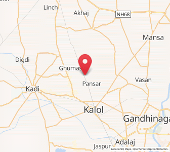 Map of Jhulasan, Gujarat