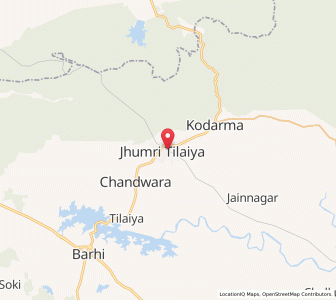 Map of Jhumri Telaiya, Jharkhand