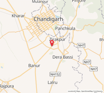 Map of Jhungian Chhar, Punjab