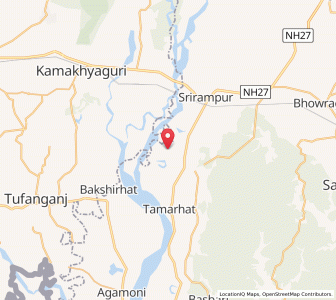 Map of Jiadanga, West Bengal