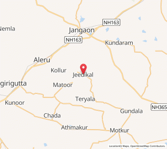 Map of Jidkal, Andhra Pradesh