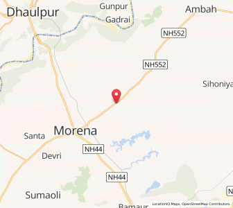 Map of Jigni, Madhya Pradesh