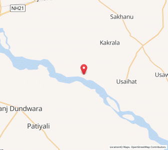 Map of Jijaul, Uttar Pradesh