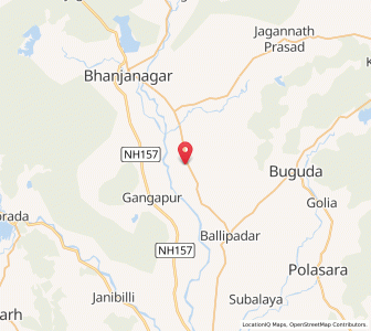 Map of Jilluba, Odisha