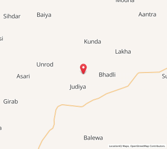 Map of Jinakali, Rajasthan