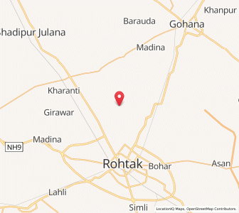 Map of Jindran, Haryana