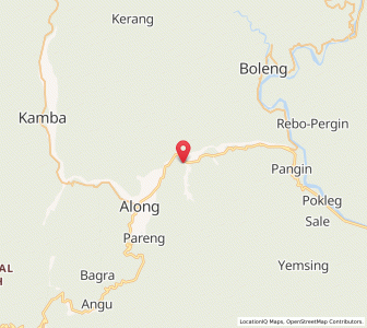 Map of Jining, Arunachal Pradesh