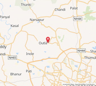 Map of Jinnawaram, Andhra Pradesh