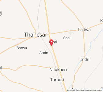 Map of Jirbiri, Haryana