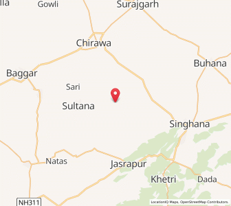 Map of Jita ka Bas, Rajasthan