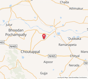 Map of Jiyakeswaram, Andhra Pradesh