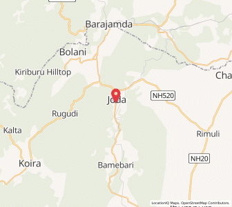 Map of Joda, Odisha