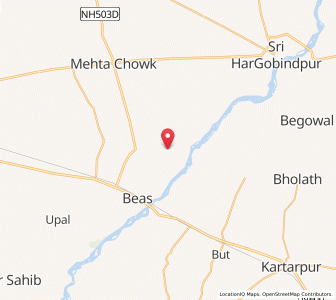 Map of Jodhe, Punjab