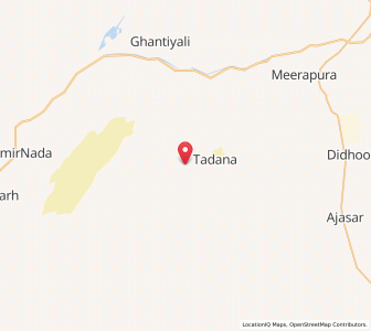 Map of Jodheri Nadi, Rajasthan