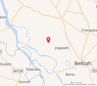 Map of Jogapatti, Bihar