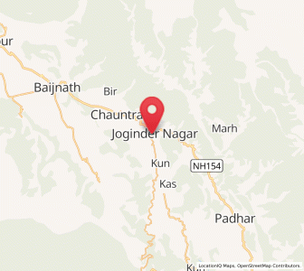 Map of Jogindarnagar, Himachal Pradesh