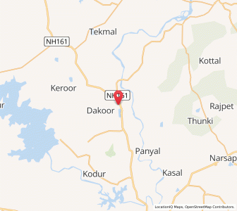 Map of Jogipet, Andhra Pradesh