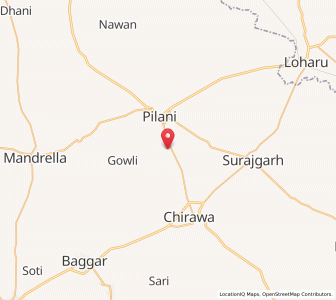 Map of Jogiyon ki Dhani, Rajasthan