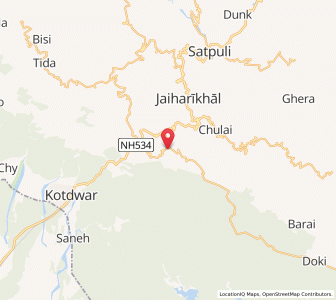 Map of Jogta, Uttarakhand