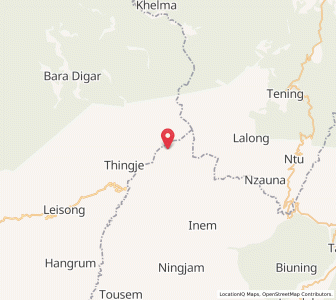 Map of Joipi, Manipur