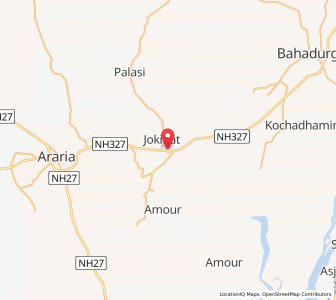 Map of Joki Hat, Bihar