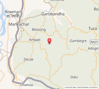 Map of Jongohetpara, Meghalaya