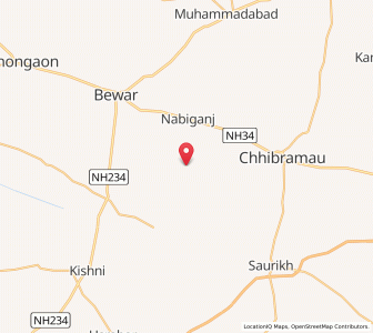 Map of Jot, Uttar Pradesh