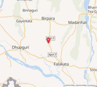 Map of Joteswar Hat, West Bengal
