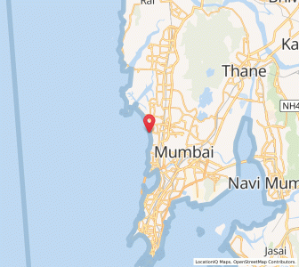 Map of Juhu, Maharashtra