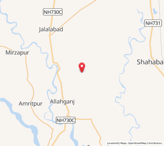 Map of Jujharpur, Uttar Pradesh