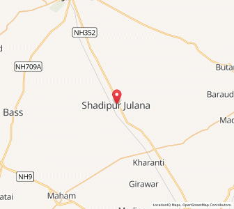 Map of Julana Shadipur, Haryana