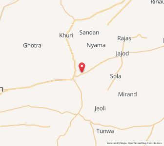 Map of Juliyasar, Rajasthan