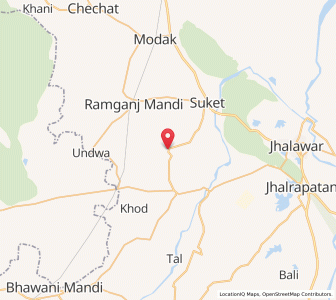 Map of Julmi, Rajasthan